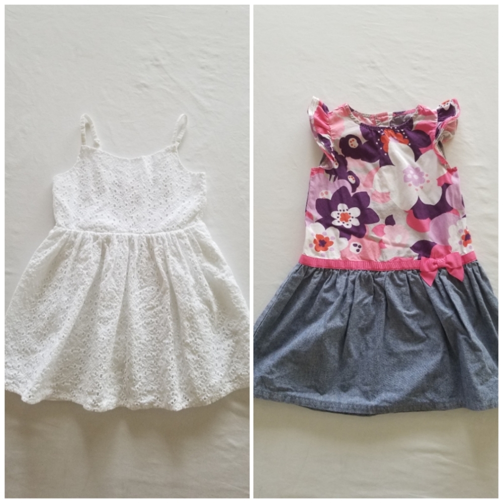 2 gymboree toddler girl dresses 2t & 3t